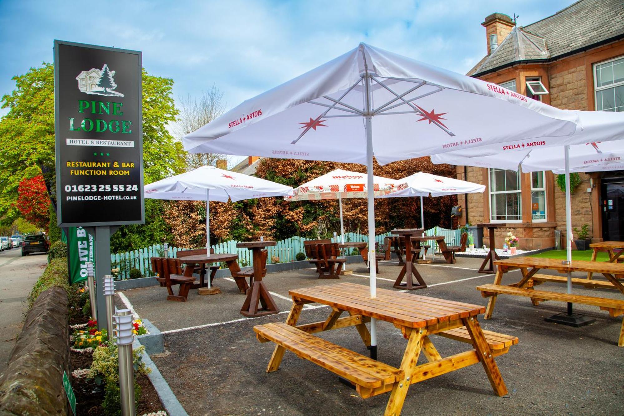 Pine Lodge Hotel & Restaurant Mansfield Buitenkant foto